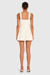 Amanda Uprichard Lena Romper in Ivory