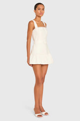 Amanda Uprichard Lena Romper in Ivory