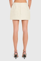Amanda Uprichard Miles Skort in Chalk