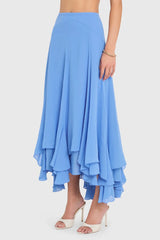 Amanda Uprichard Monterey Skirt in Atlantic