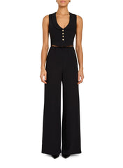 Amanda Uprichard Nathan Jumpsuit in Black