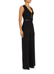 Amanda Uprichard Nathan Jumpsuit in Black