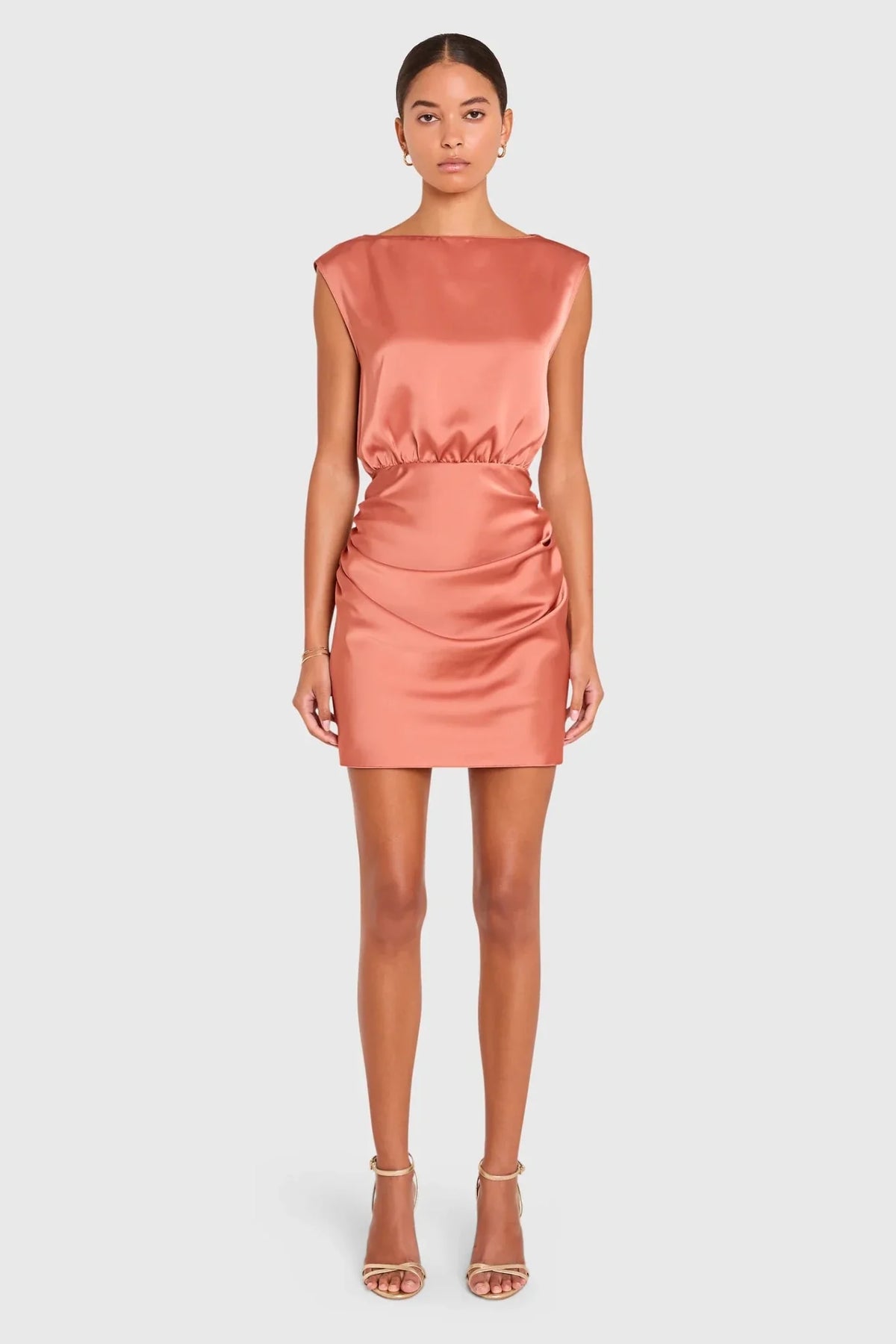 Amanda Uprichard Nora Dress in Clay