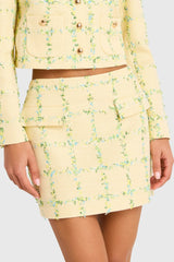 Amanda Uprichard Perth Skirt in Yellow