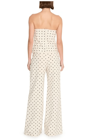 Amanda Uprichard Saddler Pants in Beige Black
