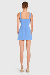 Amanda Uprichard Soho Romper in Atlantic