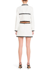 Amanda Uprichard Trey Skort in Ivory
