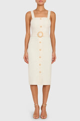 Amanda Uprichard Uptown Dress in Ecru