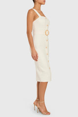 Amanda Uprichard Uptown Dress in Ecru
