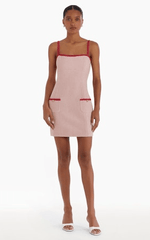 Amanda Uprichard Windsor Dress in Light Pink