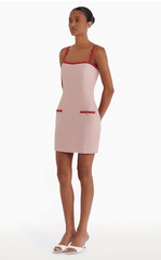 Amanda Uprichard Windsor Dress in Light Pink