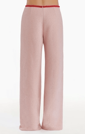 Amanda Uprichard Windsor Pants in Light Pink