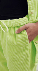 American Vintage Padow Trouser in Vintage Flourescent Yellow