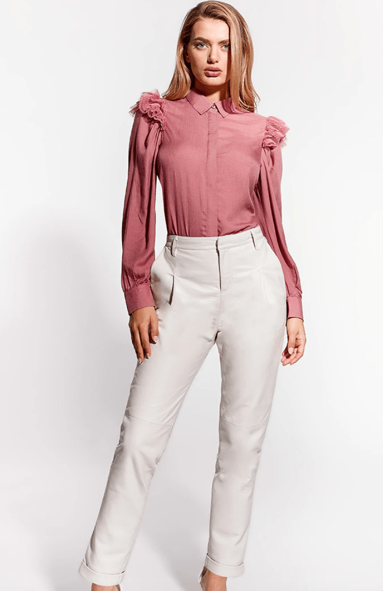 AS by DF Brianna Blouse in Mauve