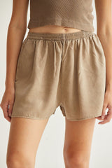 Asher Solei Short in Vintage Mushroom