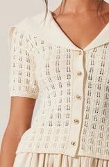 ASTR Analissa Cardigan in Cream
