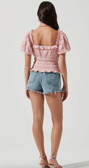 ASTR Anza Top in Pink