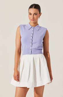 ASTR Kori Sweater Top in Periwinkle