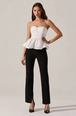 ASTR Melia Top in White