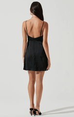 ASTR Peony Dress in Black