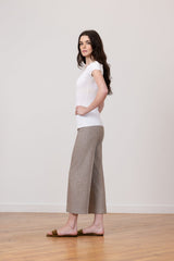 Avenue Montaigne Alex Linen in Mushroom