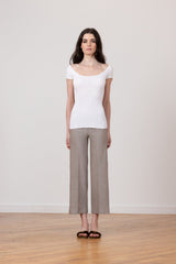 Avenue Montaigne Alex Linen in Mushroom