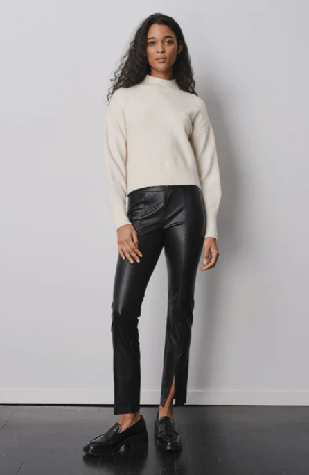 Avenue Montaigne Max Pants in Pleater Black