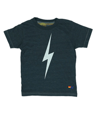 Aviator Nation Bolt Kid Tee in Charcoal