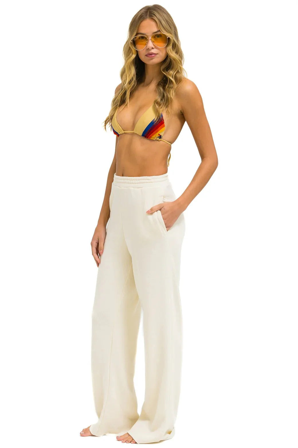 Aviator Nation Wide Leg Pocket Sweatpants