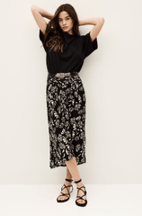 ba&sh Annie Skirt in Noir