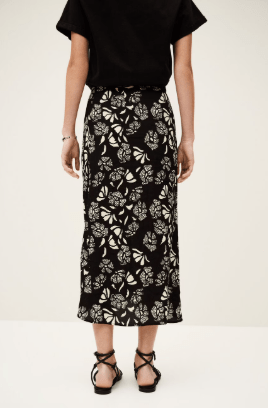 ba&sh Annie Skirt in Noir