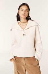 ba&sh Biva Sweater in Ecru