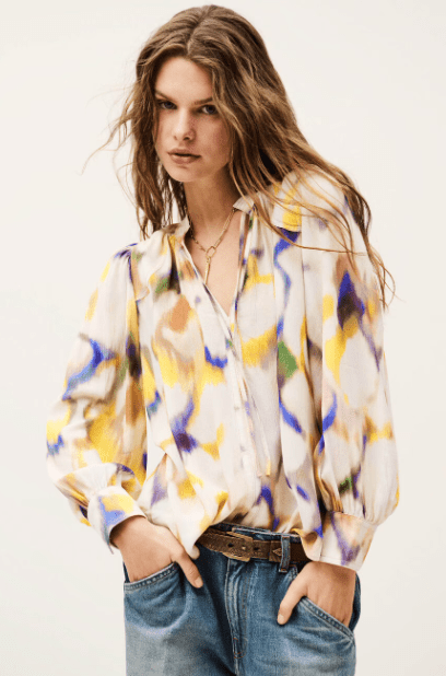 ba&sh Foka Blouse in Multicolor