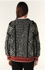 ba&sh Inacio Cardigan in Gris
