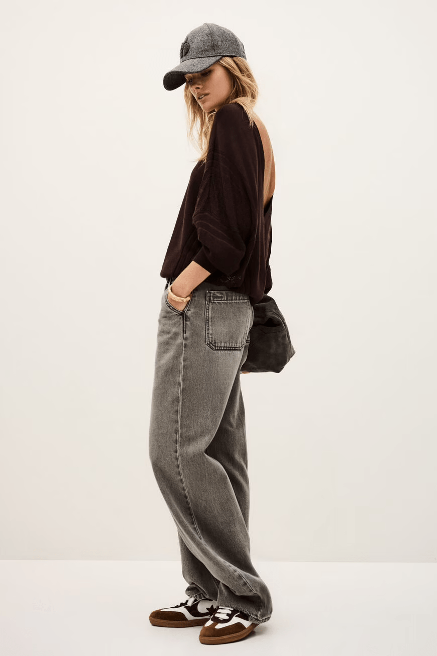 ba&sh Jassida Sweater in Chocolate