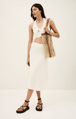 ba&sh Kaly Skirt in Ecru