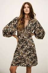 ba&sh Onia Dress in Ocre