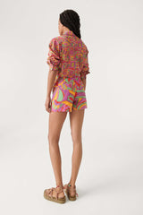 BA&SH Willow Shorts in Fuchsia