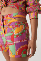 BA&SH Willow Shorts in Fuchsia