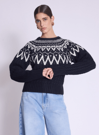 Berenice Alban Sweater In Black Forest