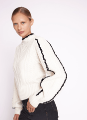 Berenice Athena Jumper in Off White