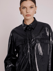 Berenice Carson Oversize Shirt in Black