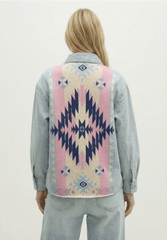 Berenice Cienna Denim Shirt in Light Denim Blue