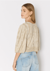 Berenice Ctrinity Top in Light Khaki
