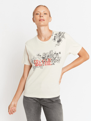 Berenice Enswerbreathe White Artwork T-Shirt