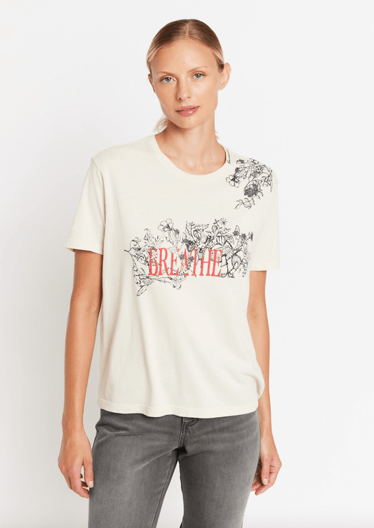 Berenice Enswerbreathe White Artwork T-Shirt