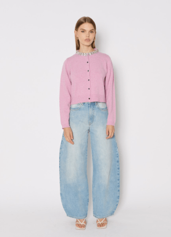 Berenice Mgidiamond Cardigan in Sweet Pink
