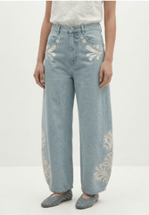 Berenice Pampa Balloon Jean in Blue Denim