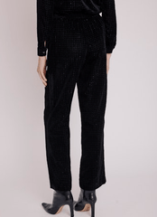 Berenice Pantalon Droit Imprime Pant in Black