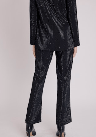 Berenice Pantalon Strass Pant in Black